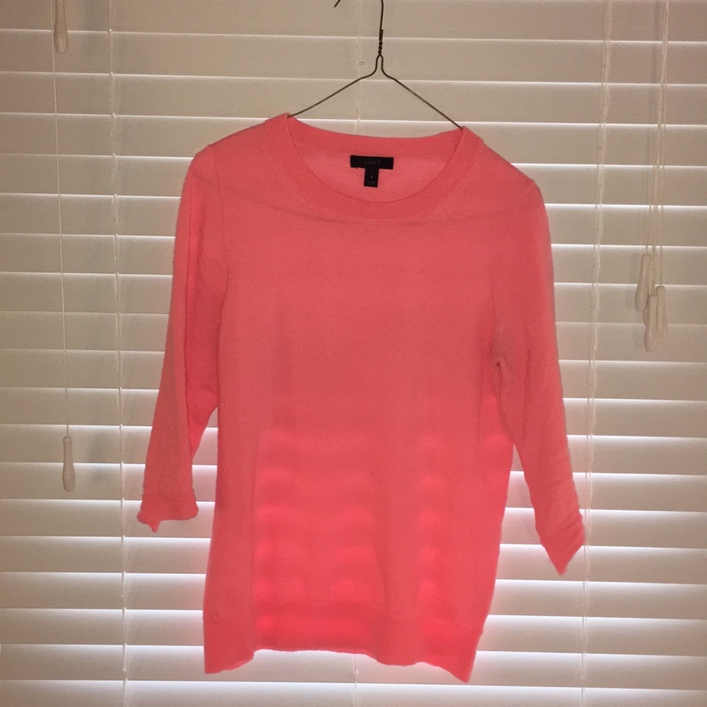 J. Crew 100% Merino Wool 3/4 sleeve sweater